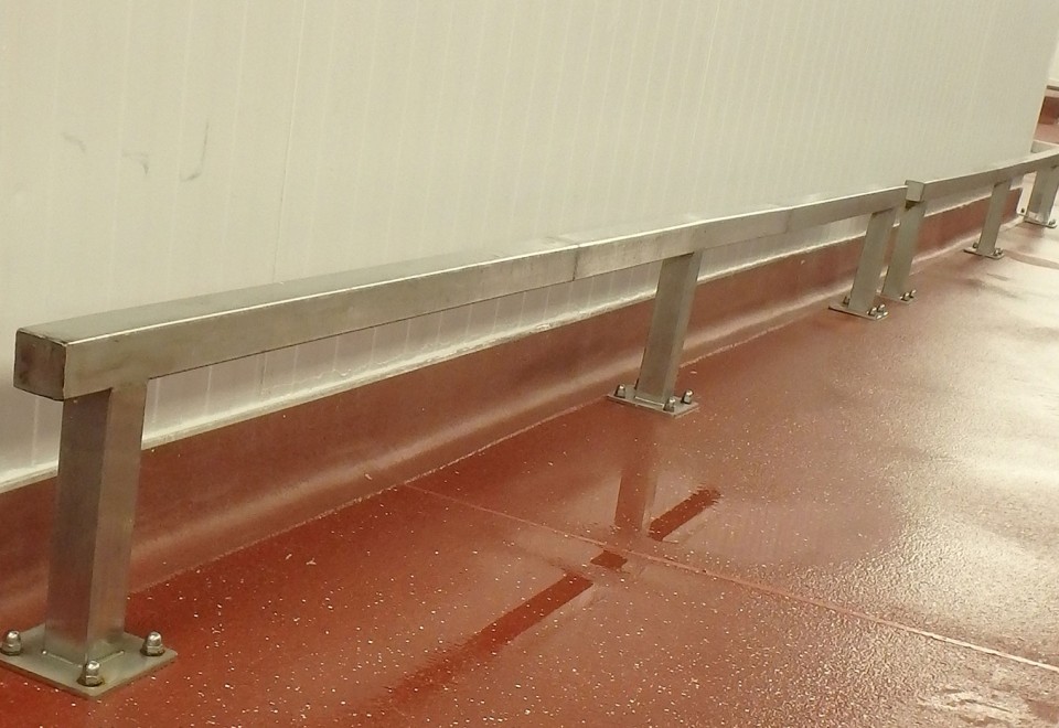 Barrier Railing Capped & Fully Welded